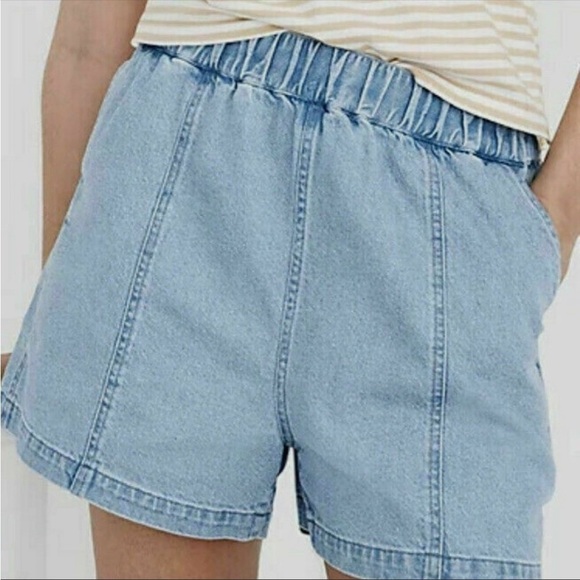 Madewell Denim Easy Pull-On Shorts Style MD750S NWT Size Small - Picture 5 of 9